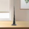 Burj Khalifa Tower Model Gray Alloy Miniature Dubai Tower Ornament Dubai Landmark Building Model