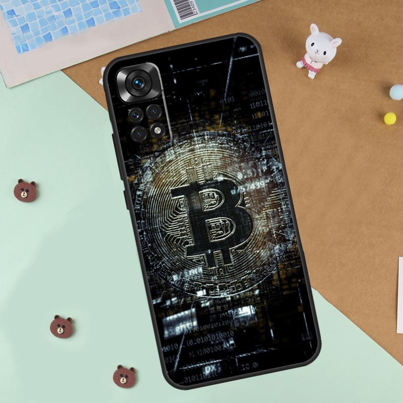 Bitcoin Case For Xiaomi Redmi 14C 10C 12C 13C Cover For Redmi Note 14 Pro 13 9 10 11 12 10S 11S 12S