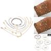Trendy Autumn Bracelet Set With Star And Moon Pendants Unisex Design Perfect For Gifts