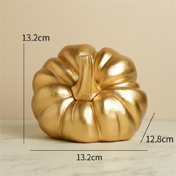 Gold Pumpkins Artificial Pumpkins Decorative Pumpkins Faux Pumpkins Thanksgiving Halloween Holiday Table Centerpieces
