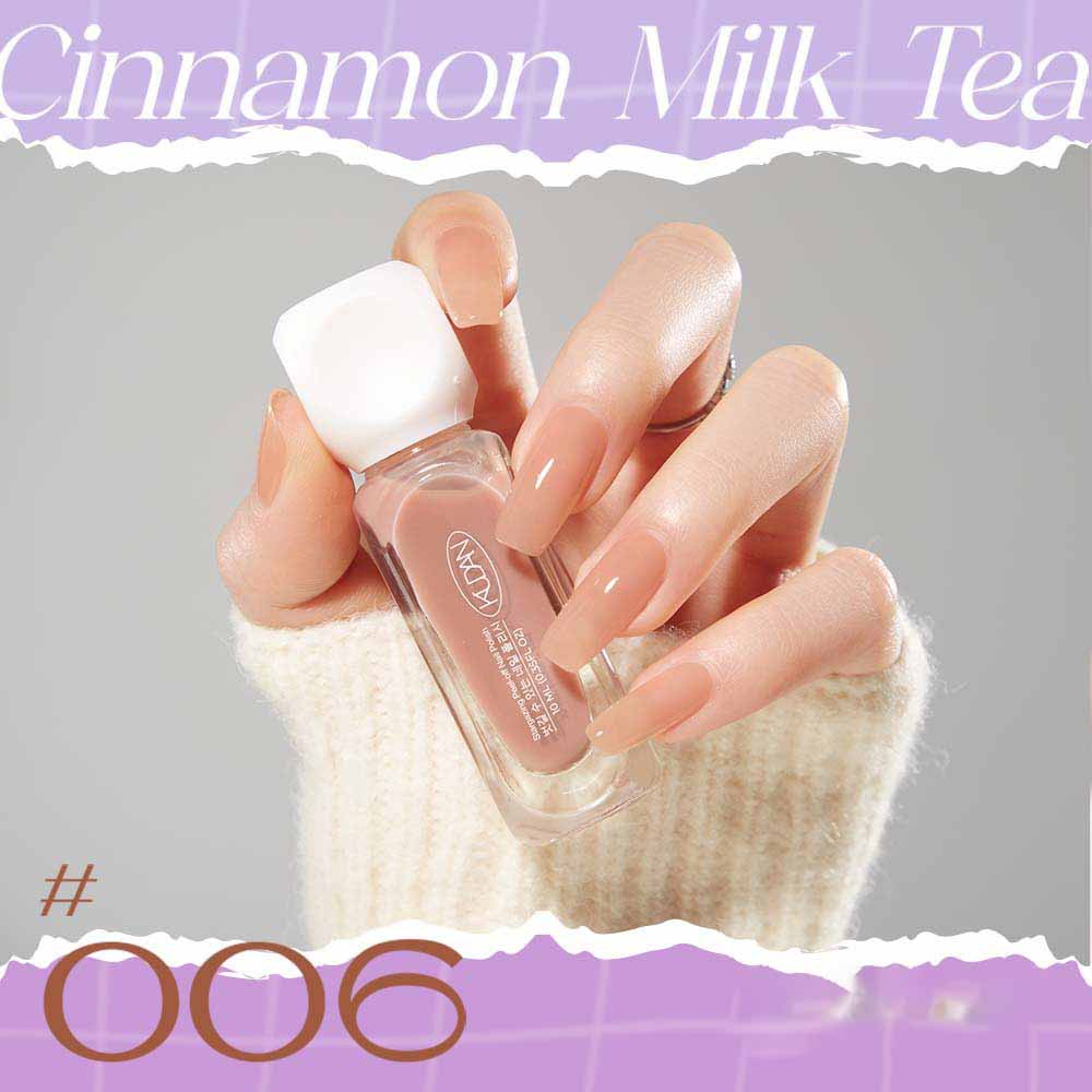 

10 мл лака для ногтей на водной основе, легко снимающийся, не требующий УФ-лампы, быстросохнущий, нетоксичный, со слабым запахом, дышащий, для ухода за ногтями