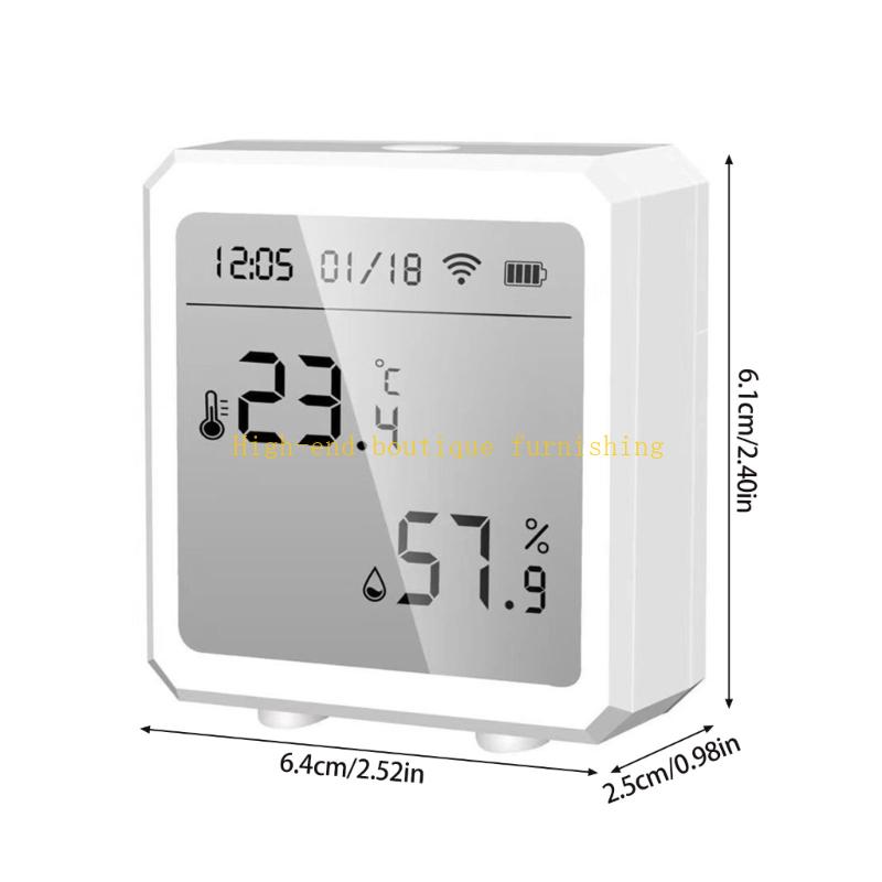  WIFI Thermostat Hygrometer Sensors LCD Display WIFI Humidity Temperature Detection Sensors Quick Response Monitoring