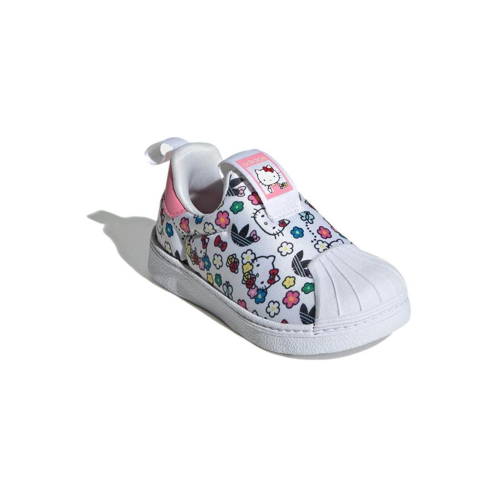 Adidas Hello Kitty x Superstar 360 I Květinové Dětské Tenisky Bílá Oblačná-Bílá Blaženost-Růžová IG5668