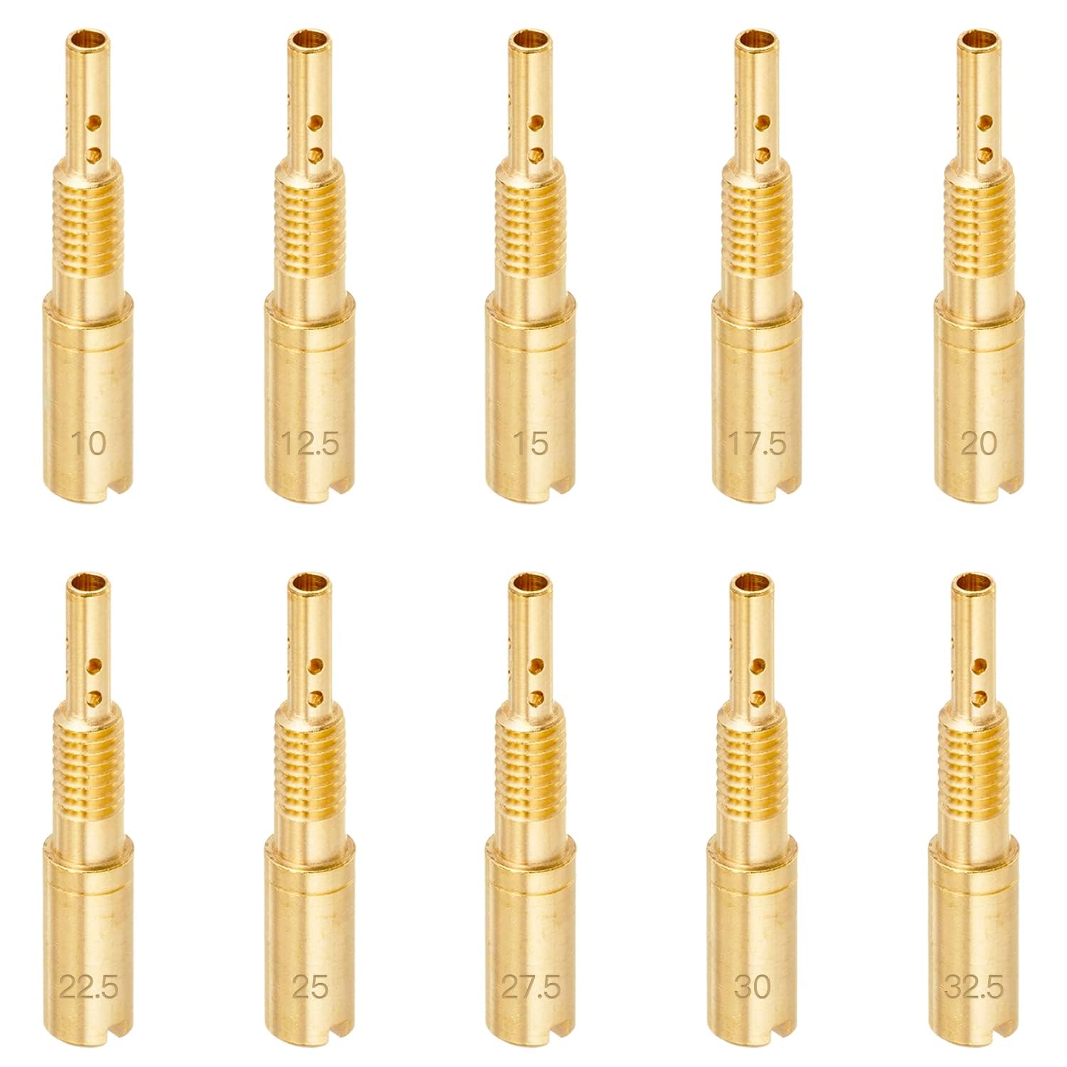 

Mikuni Pilot Jet Jetsetmoto 10 Sizes Mikuni TMR/TDMR (28 x 5), Slow Pilot Jet