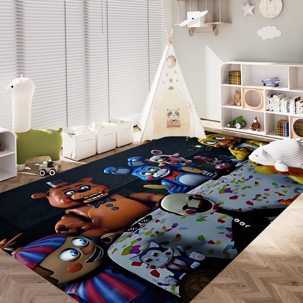 F-FNAF Five-nights-At-Freddys Entrance Door Mat Washable Non-Slip Living Room Sofa Chairs Area Mat Kitchen Welcome Doormat