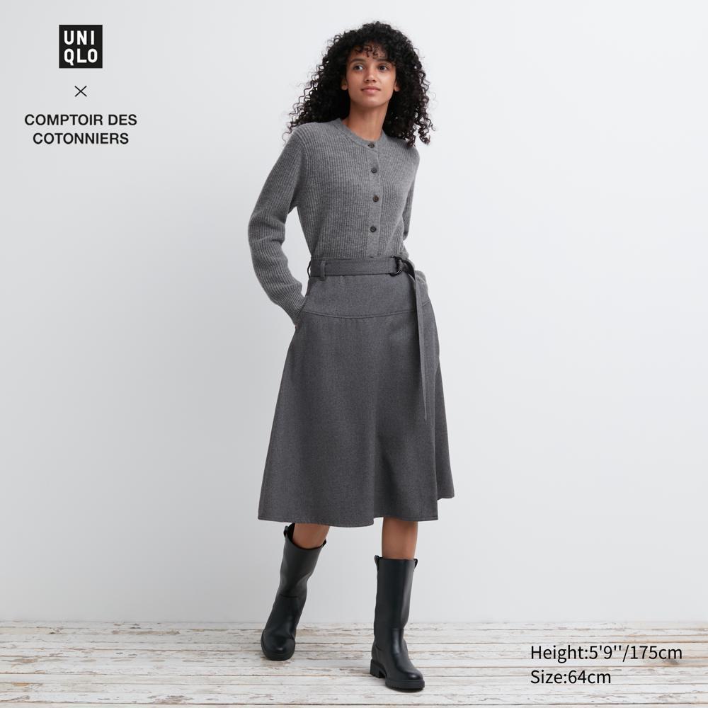 

UNIQLO Юбка с запахом и поясом