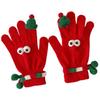 Christmas Party Gloves for Various Ages Soft Knitted Gloves Lovely Festival Theme Hand Gloves/Socks for Family Member