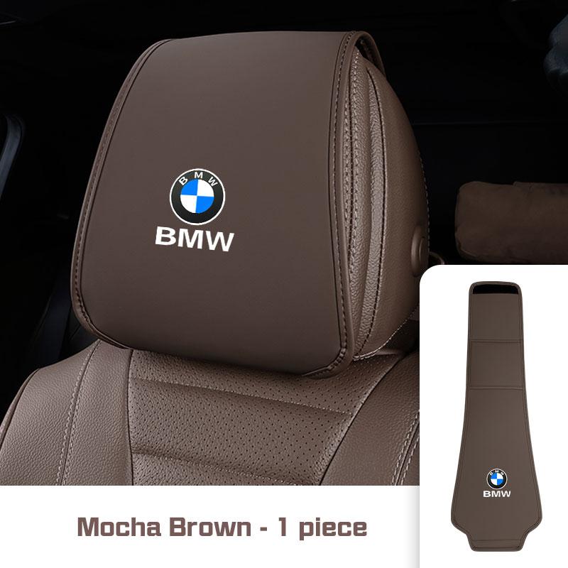 Leather Car Seat Headrest Protective Cover Accessories For BMW 1 2 3 4 5 6 7 Series G20 G30 F48 E90 E36 F30 F10 X1 X3 X4 X5 X6X7 II9