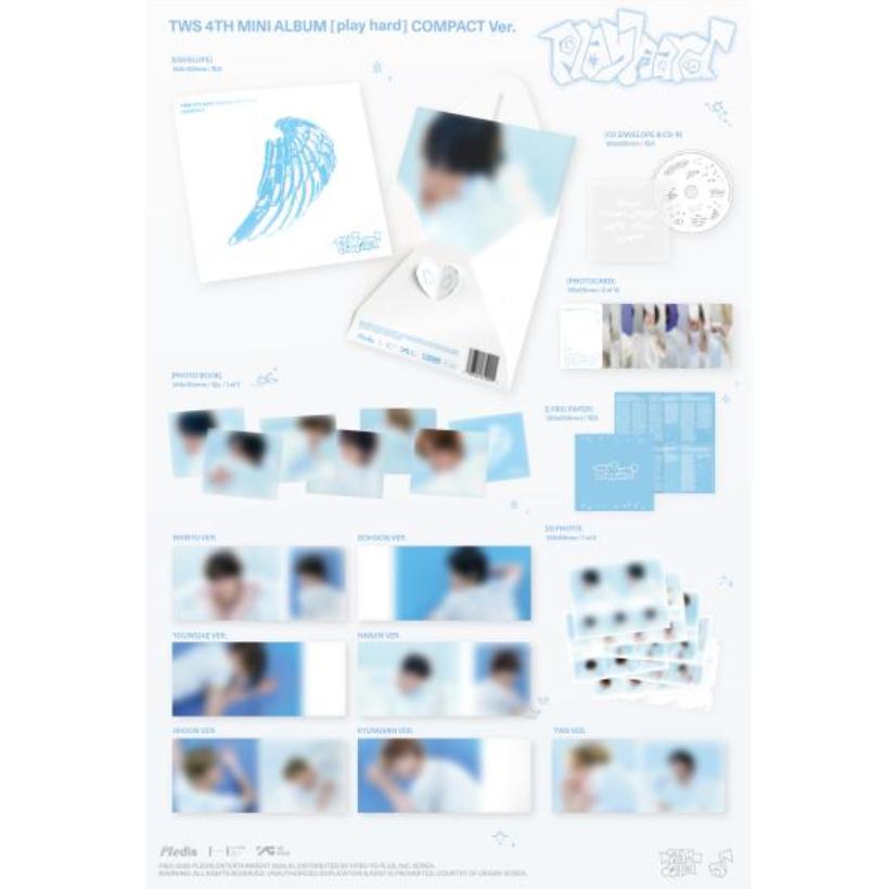 [Pre-Order] TWS Mini 4th Album “play Hard” (COMPACT Ver.) | K-Pop