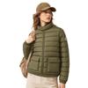 Down cotton clothes women's autumn and winter new light and simple stand-up neck cotton-padded clothes small fashion casual and thin coat tide