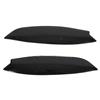 Pair Glossy Black Head Light Lamp Eyebrow Cover Trim Replacement for MK5 2003?2008