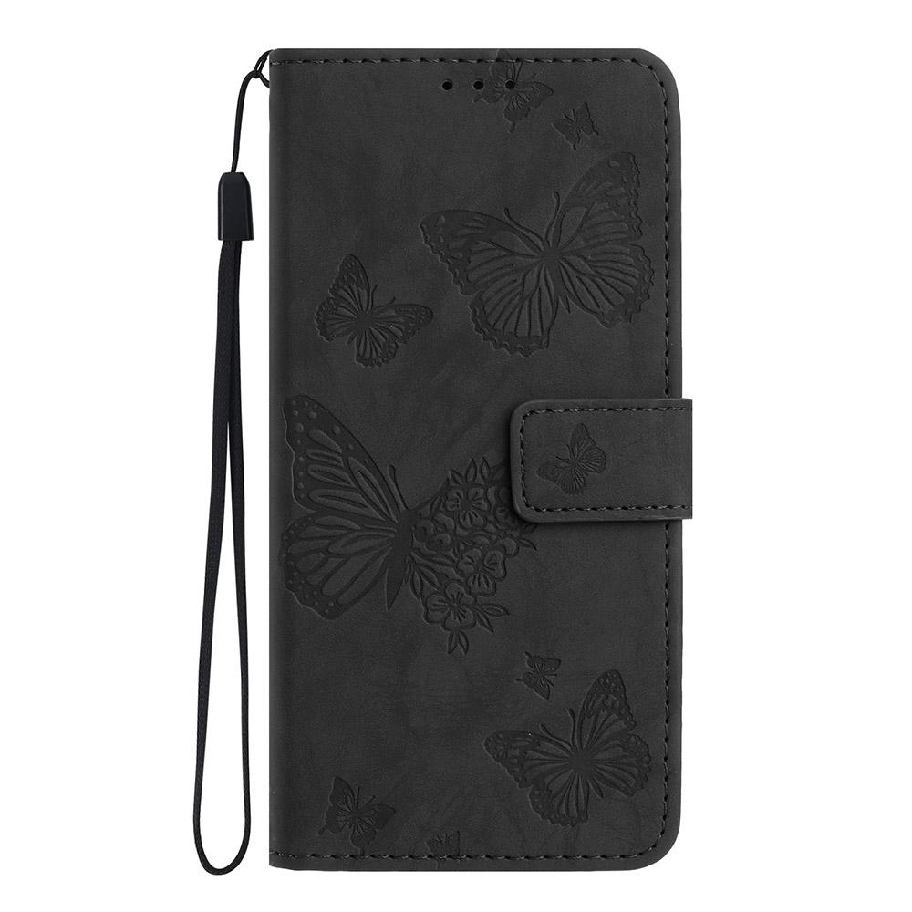 Leather Phone Case For Google Pixel 10A 9A 8A 7A 6A Google Pixel 10 9 8 7 6 Pro Butterfly Embossing Print Card Slot Wallet Cover