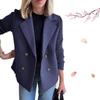 Spring and Autumn Women's Fashion Elegant Jackets Solid Color Casual Loose Jackets Winter Retro Jackets Autumn Tops