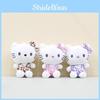 Leopard Cute Plush Print Cat Keychain Soft Toy Doll Bag Charm For Kids
