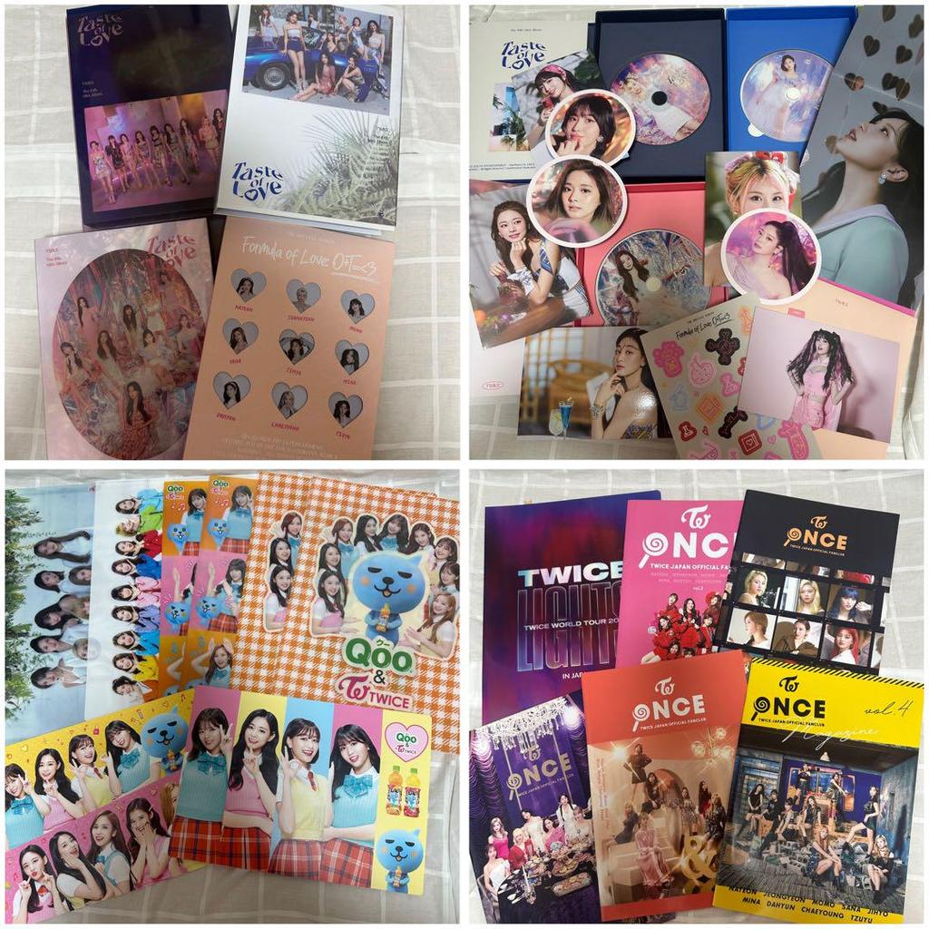 [USED] TWICE CD/DVD Merchandise Bundle