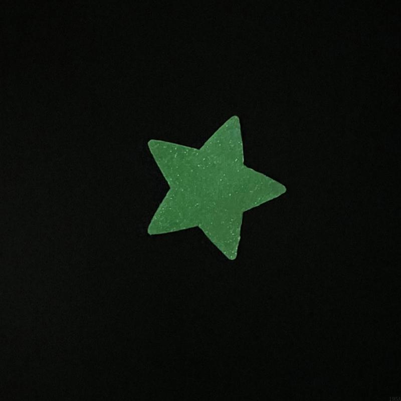 Pack of 100 Glowing 3D Star Sticker for Bedroom Ceiling and Wall Decoration 3cm Diameter Glow In Dark Wall Decal