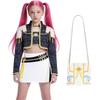 Anime Demon Hunter Cosplay Costume Girls Group Rumi Mira Zoey Kpop Singer Performance Cos Outfits Stage Show Halloween Party