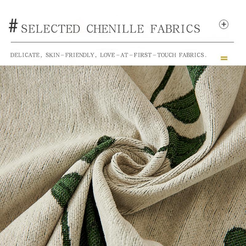 1PC Sofakissenstoff Doppelseitiger Chenille-Allwetter-Universal-Sofabezug im rustikalen Stil für das Wohnzimmer Rutschfester Sofabezug Sofasitzbezug