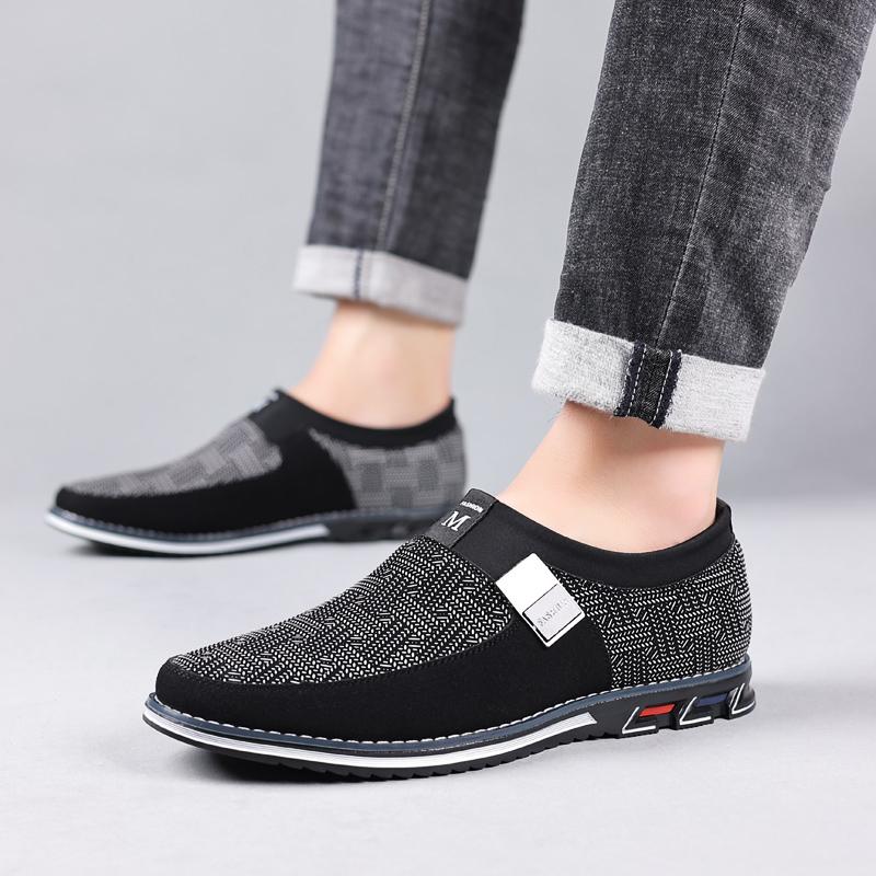 New Arrival Design Men's Leather Shoes Casual Style Mens Sneakers Leisure Design Men Driving Shoes Handmade Flat Big Size 38-50