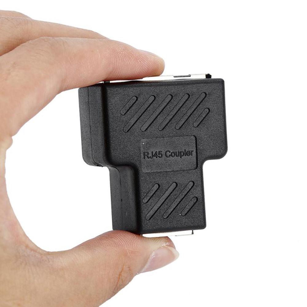 LAN Extender Docking Plug Female Coupler Network Connector Adapters RJ45 Splitter