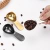 Kaffeelöffel aus Edelstahl Kaffeemesslöffel für gemahlene 15ml/30ml Bohnen Tee Zucker Feine Heim-Barista-Accessoires