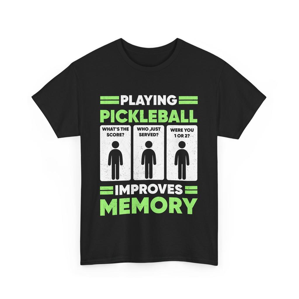 Pickleball Player Shirt Playing Pickleball Improves Memory Women Men Shirt