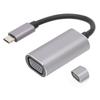 TypeC to VGA Adapter Plug Play SelfPowered Cable Connector for Displayport 1.2 Altmode