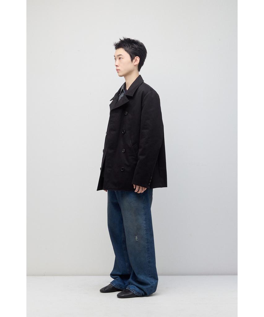 HATCHINGROOM Pea Coat Black