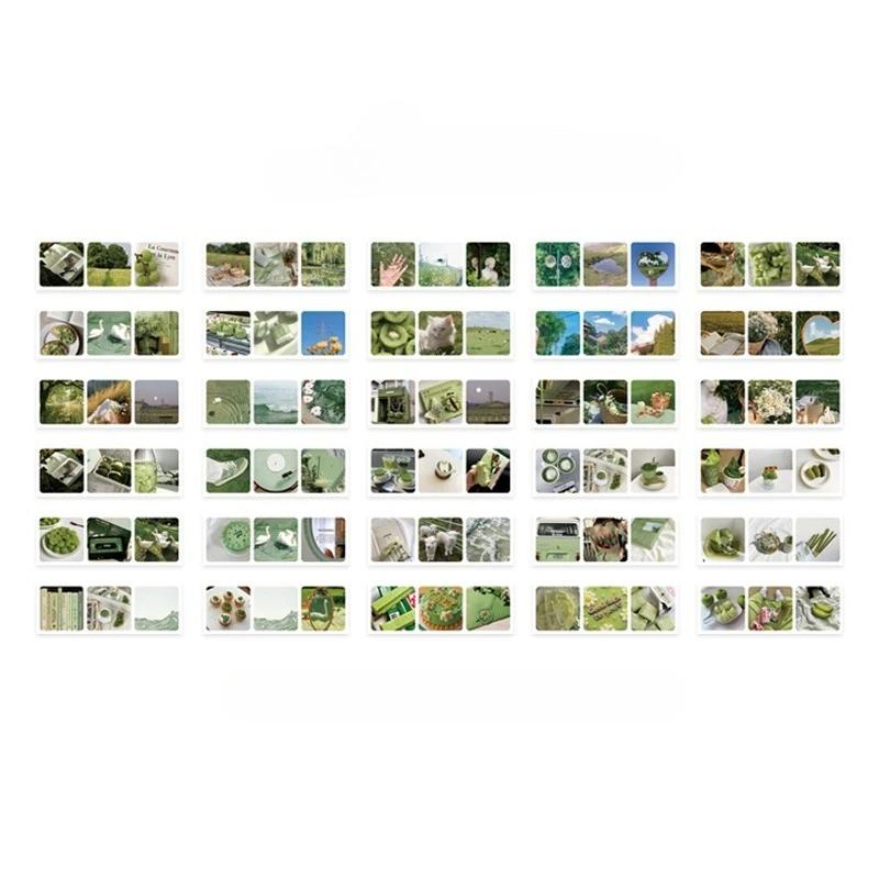 30pcs/pack 90patterns/pack Ins Material Stickers Book Scrapbooking Junk Journal Creative Stationery DIY Deco Stickers