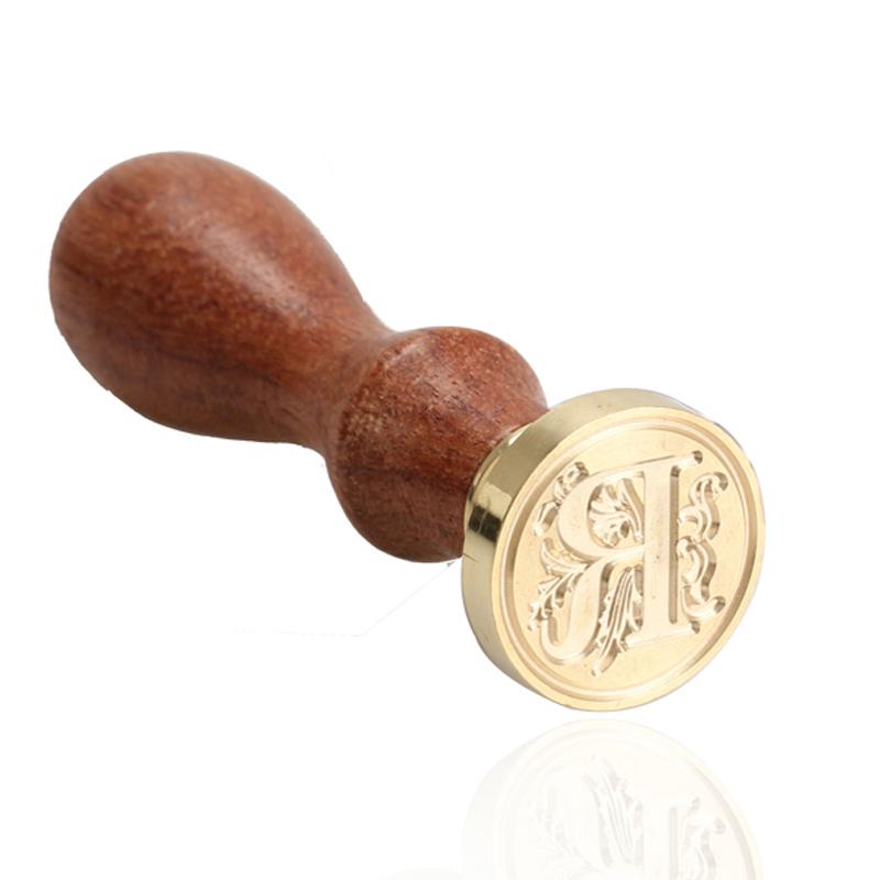 Vintage Wax Seal Stamp Classic A-Z Retro Seals Wooden Stamps Alphabet Craft 26 Letter Sealing Wax Home Decor Dropshipping