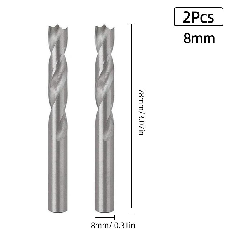 

HSS двухсторонняя вращающаяся точечная сварка Broca Metal 8-сторонний резак 9,5 мм для удаления битума сверло открывалка для отверстий резак инструменты для точечной сварки
