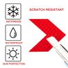 TOMALL 20 Strong Reflective Arrow Decal for Car High Brightness Night Visibility Diamond Grade