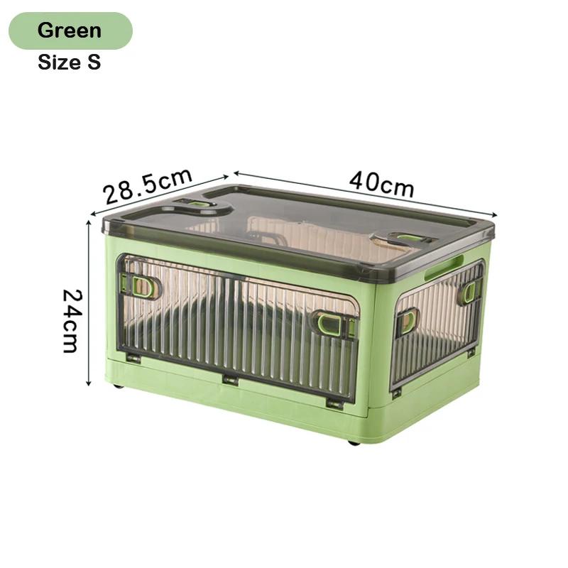 BGRORIO Foldable Storage Box Closet Organizer With Wheels Stackable Sundries Organizer Clothes Quilts Toys Books Storage Box