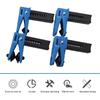 4 PCS Car Brake Line Clamp, Car Brake Oil Line Plug Tool, Brake Line Plug Automatic Fluid Stop Clamp Set, Universal for Most Cars (Blue)
