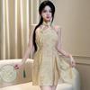 Sheer Camisole Lingerie Set - Sexy Sleepwear Cheongsam for Cosplay and Flirting Fun