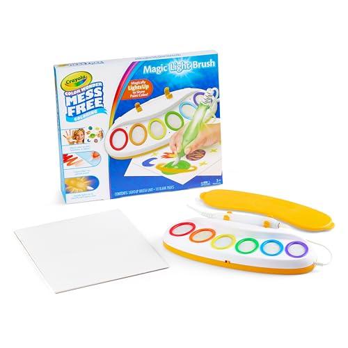Crayola Color Wonder Magic Light Brush Paint Set, Mess Free, Gift for Kids