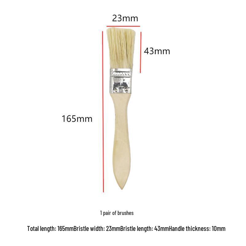 Industrial Pig Bristle Paint Brush, Multi-Size [1STF0]