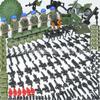Military Figure Police Black Swat 1620 Doll With Weapon Children Assembled Building Block Bag