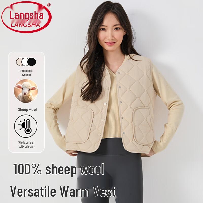 

Langsha Women s Thermal Fleece-Lined Vest XL