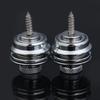 10-2PCS Electric Guitar Straplock Zinc Alloy Bass Safety Straplock Flat Head Non-slip Replacement Musical Instrument Accessories