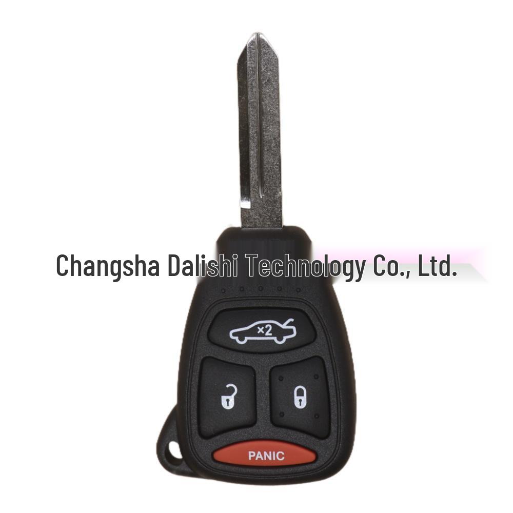 Compatible Key Shell for Chrysler 300, Dodge Durango, Jeep Commander - No Logo