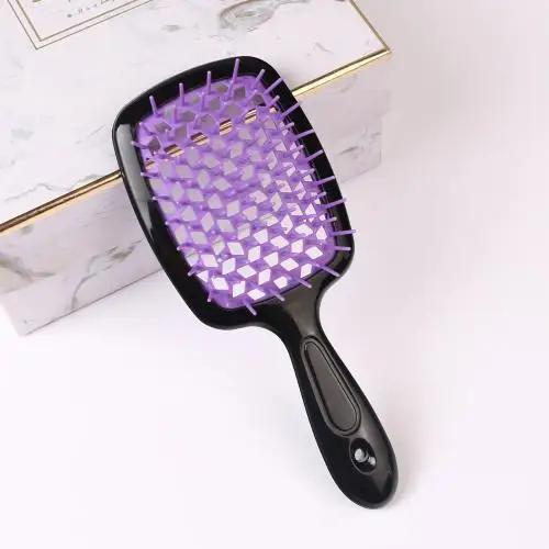Massage cleaning hair brush, hollow wet curling brush, tail comb, edge curling brush