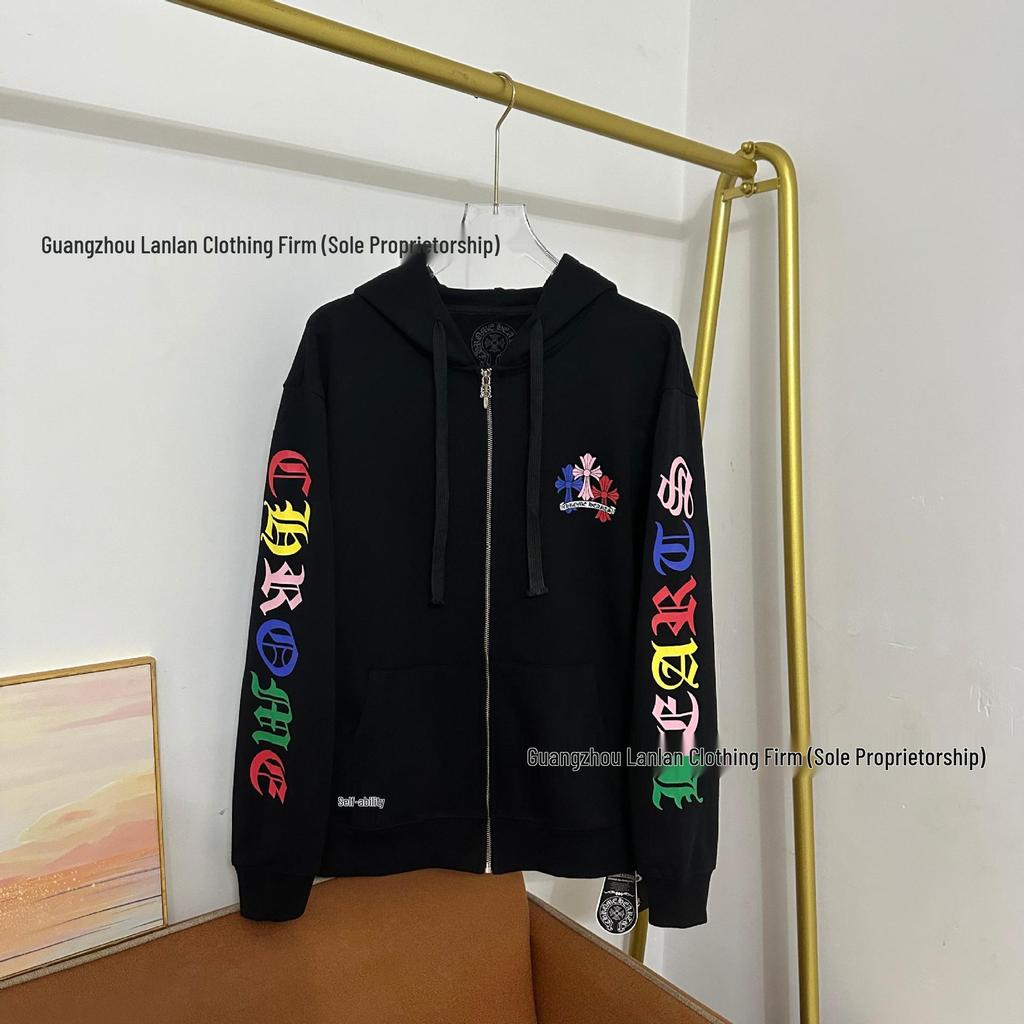 Europäischer Trend CH25 Kapuzenpullover mit Reißverschluss: Einfacher Klassiker für Herbst/Winter