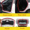 L Shape Seal Strip Double-sided Adhesive Tape Easy To Car Weatherstrip Install Rubber Door Edge Protector for