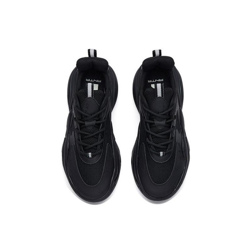 Anta Tide Worship 3.0 Mesh Breathable Low-Top Sports Casual Shoes Women Sneakers Black 122238840-2