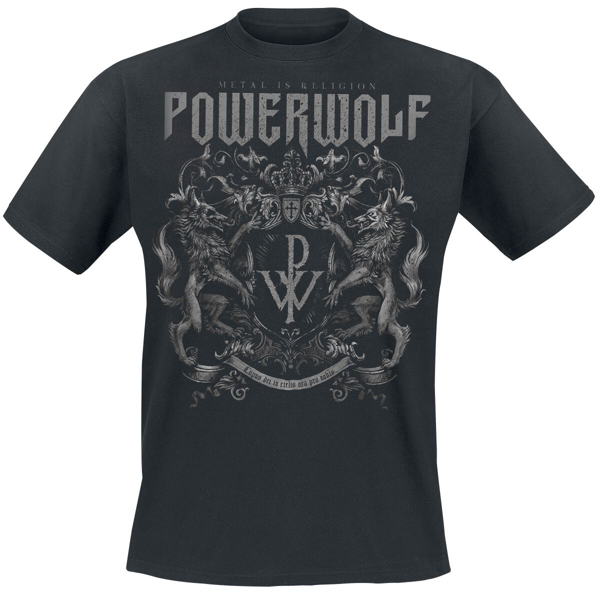 

2026 Hot Powerwolf Graphic Cotton Band T-shirt Unisex Summer Short Sleeve Fashion Brand Tee Luxury Casual Vintage Retro Tops M