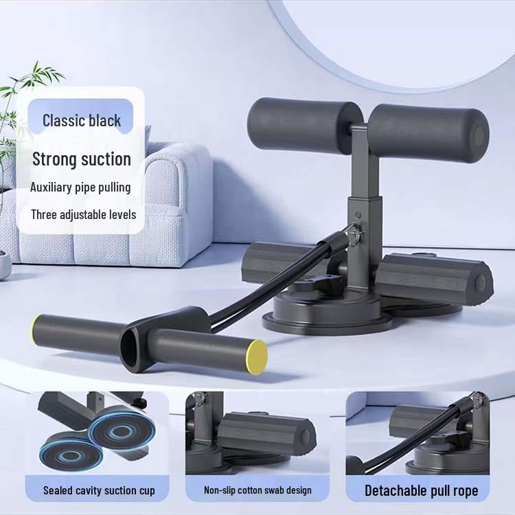 Adjustable Sit-Up Bar with Suction Cup for Ab Workouts – Unisex Fitness Equipment