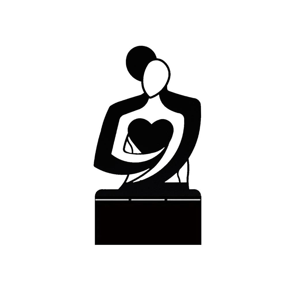 1 Stuks IJzeren Kunst Decoratief Ornament, Bureau Decoratief Stuk, Boekenplank Decoratief Stuk, Geschikt voor Bureau/Boekenplank, Woondecoratie, Ide