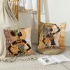African Tribal Style Elephant Pillow Case Sofa Living Room Bedroom Headboard Backrest Square Cushion Nap Time