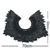 High-end Front and Back Shawl Sequins Fake Collar Luxury Clothing Appliques  Clothing Accessories
